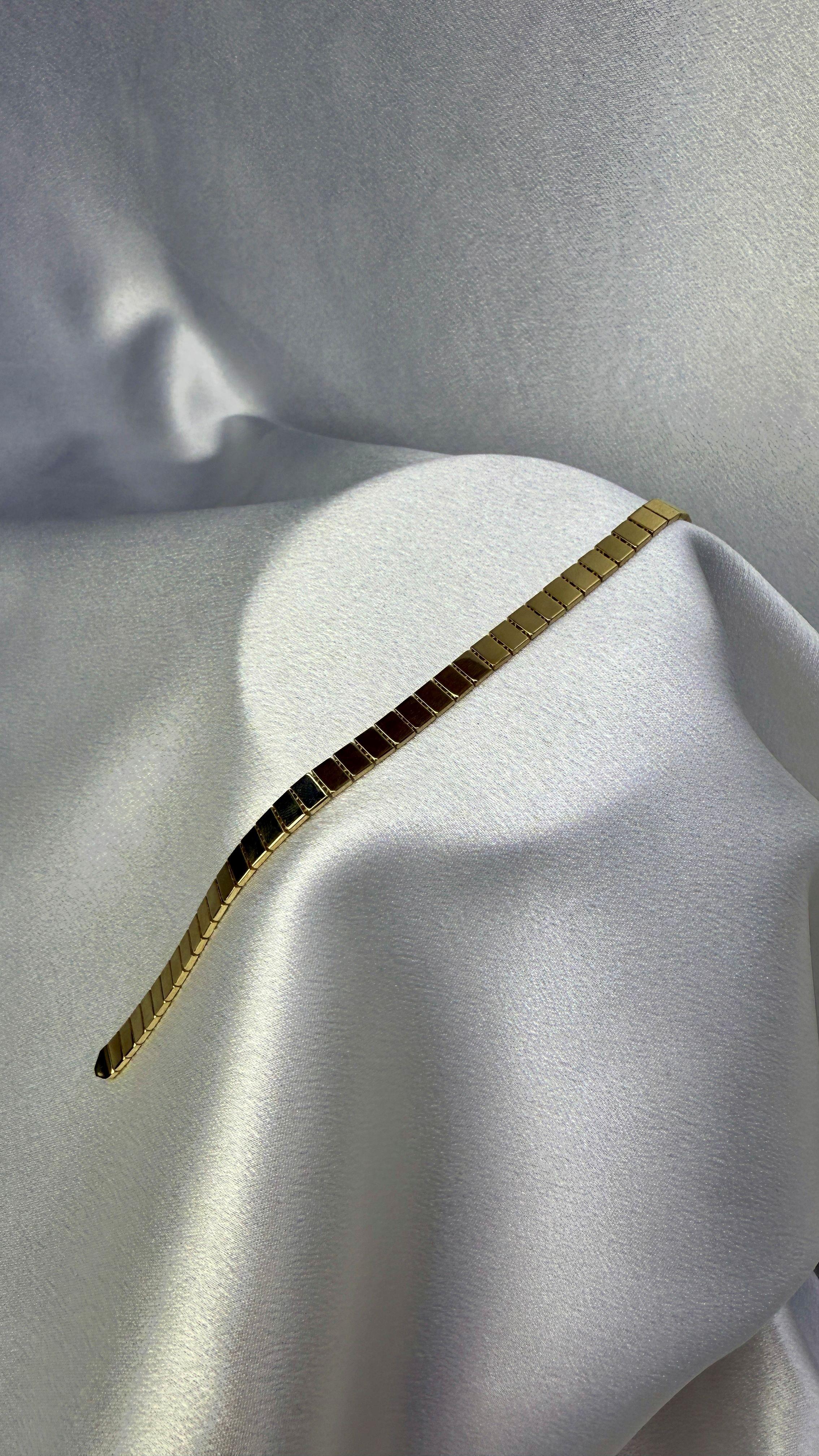 Aynalı Yılan Altın Bileklik