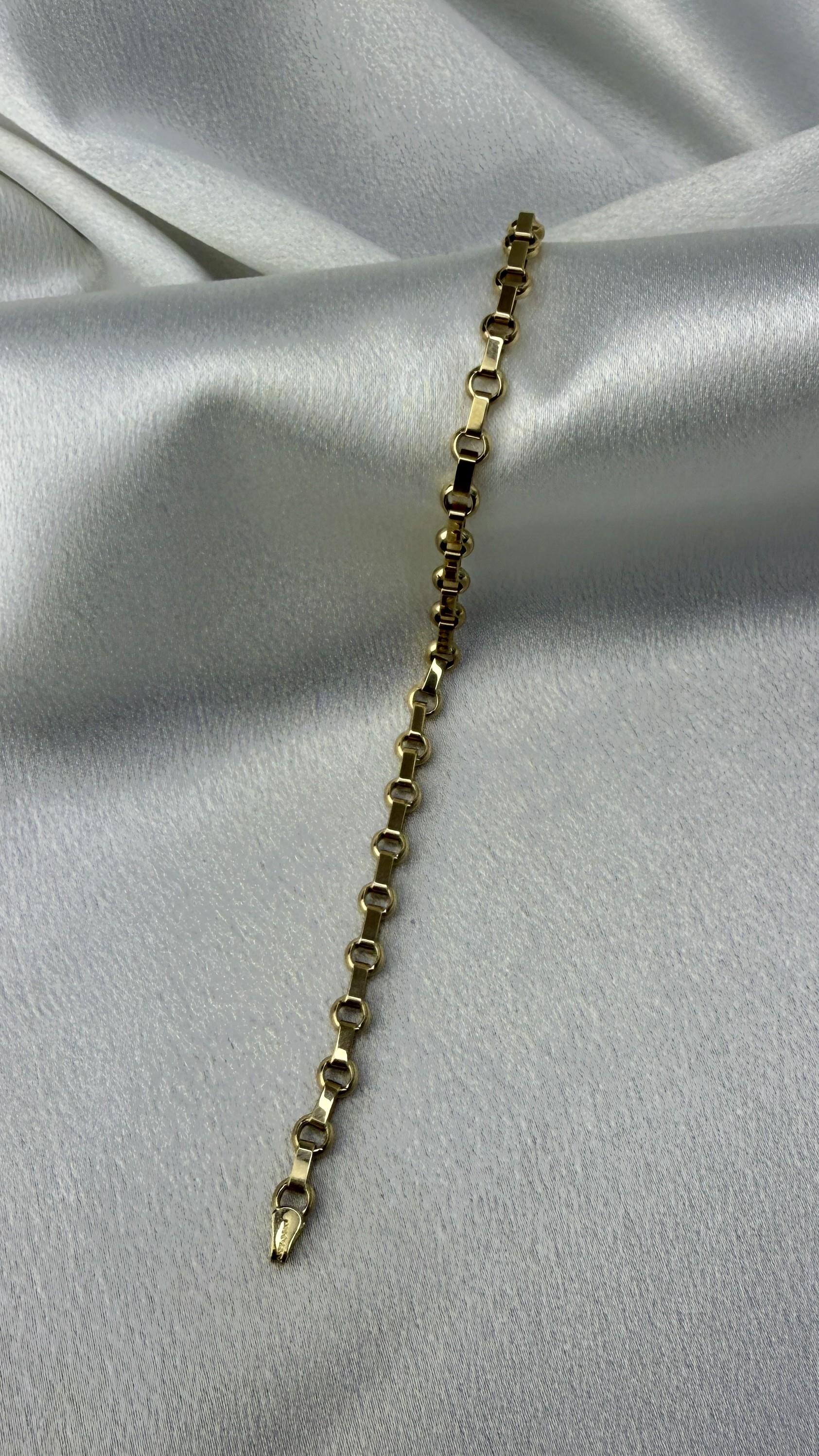 Halka Altın Zincir Bileklik