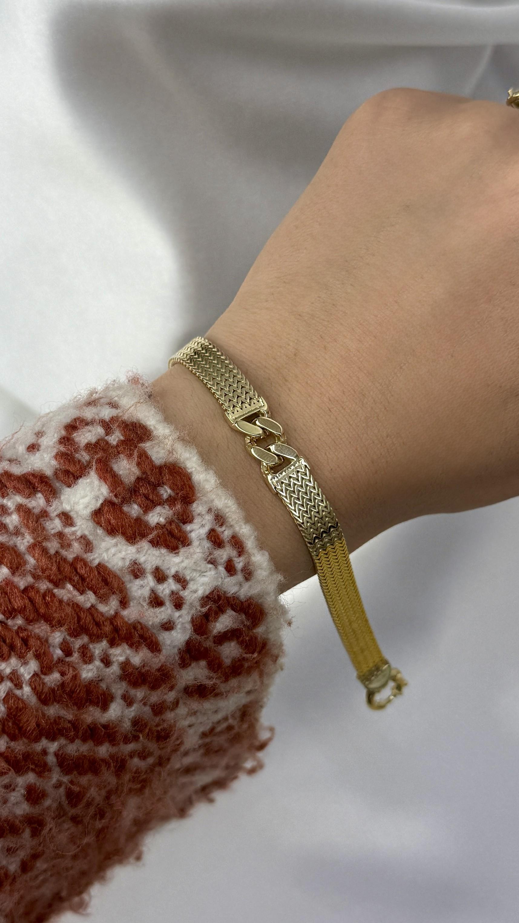 Hasır Altın Bileklik