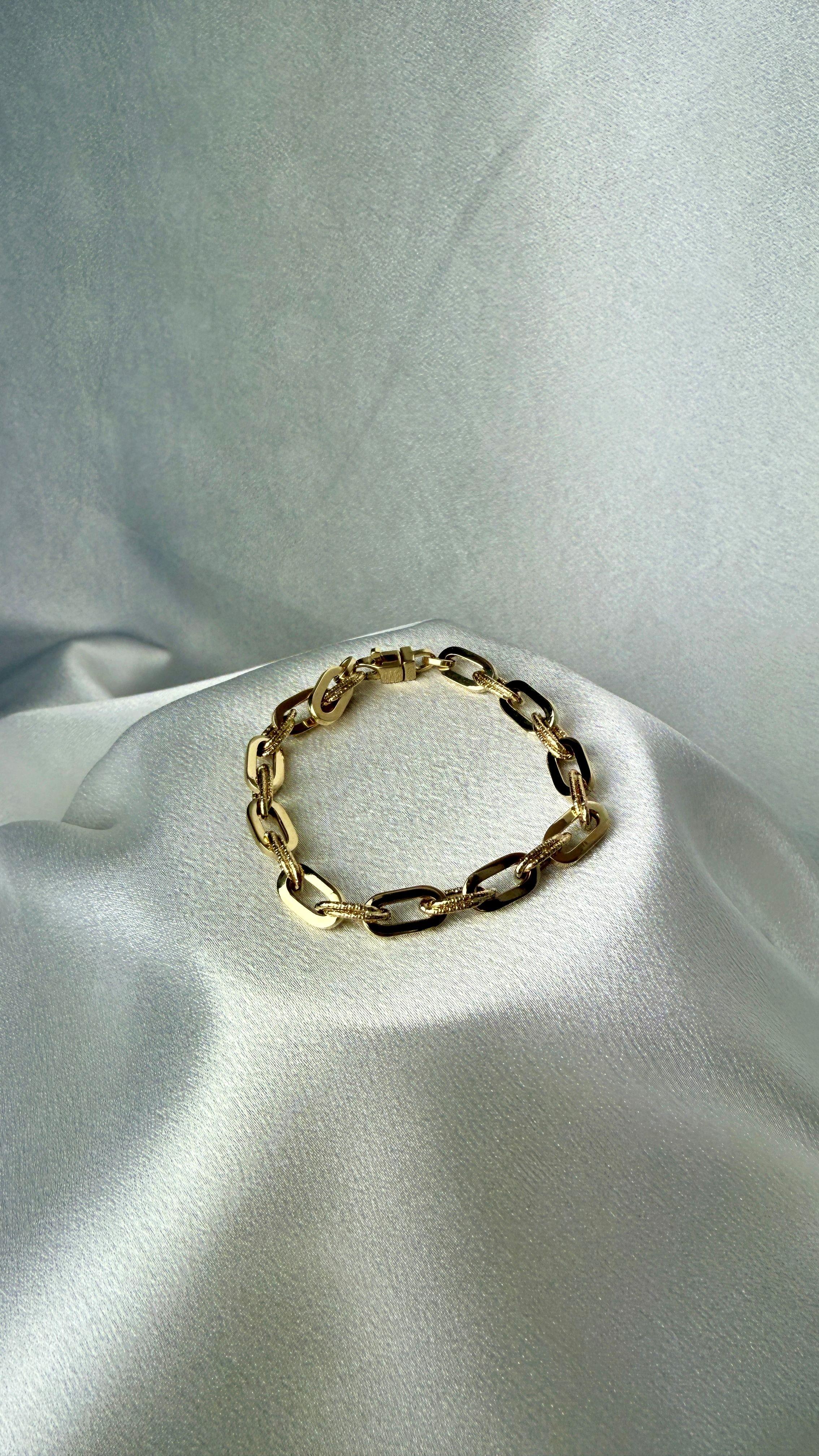 Kalın Ataç Altın Bileklik