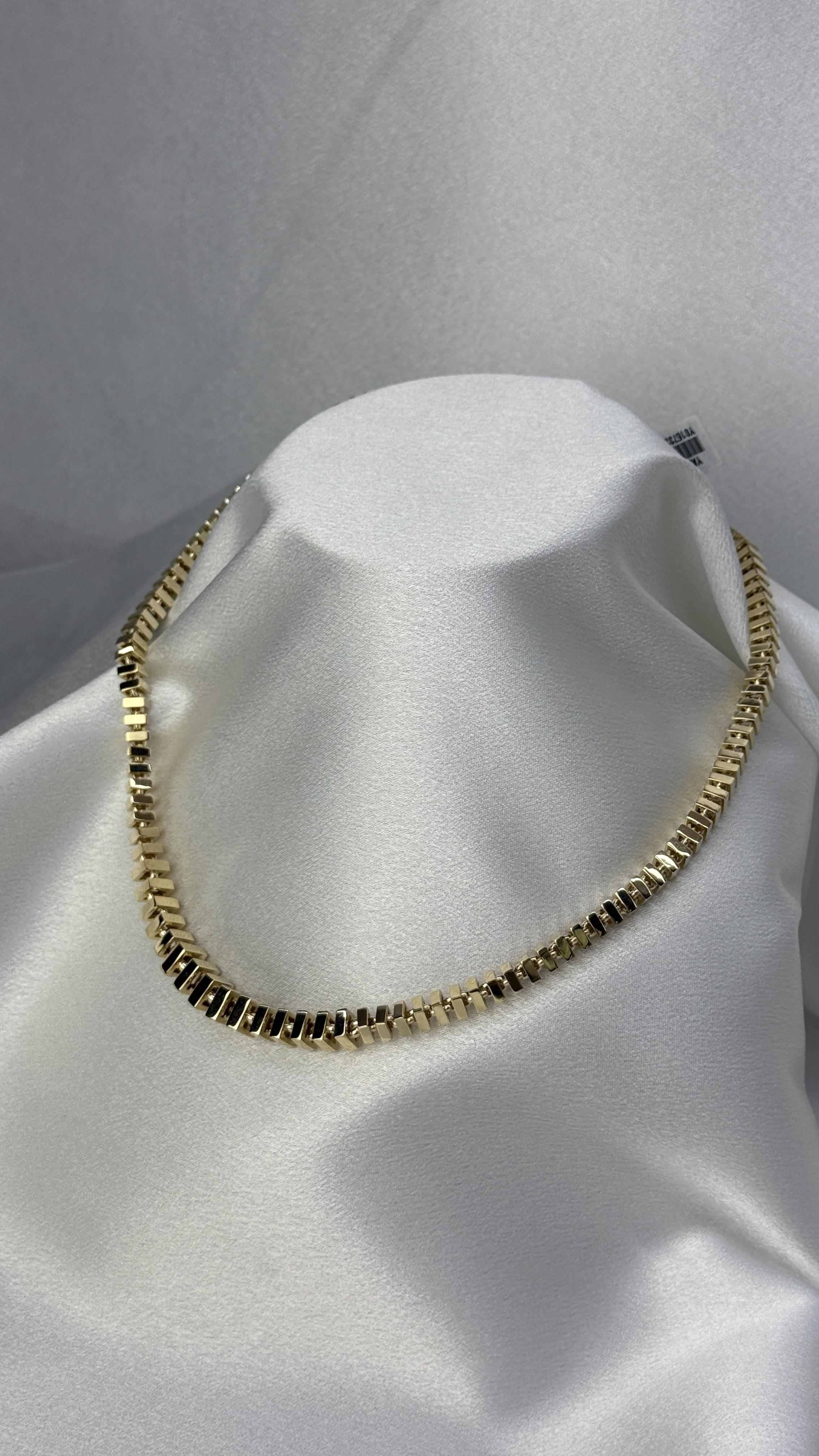 Kalın Sıralı Altın Kolye