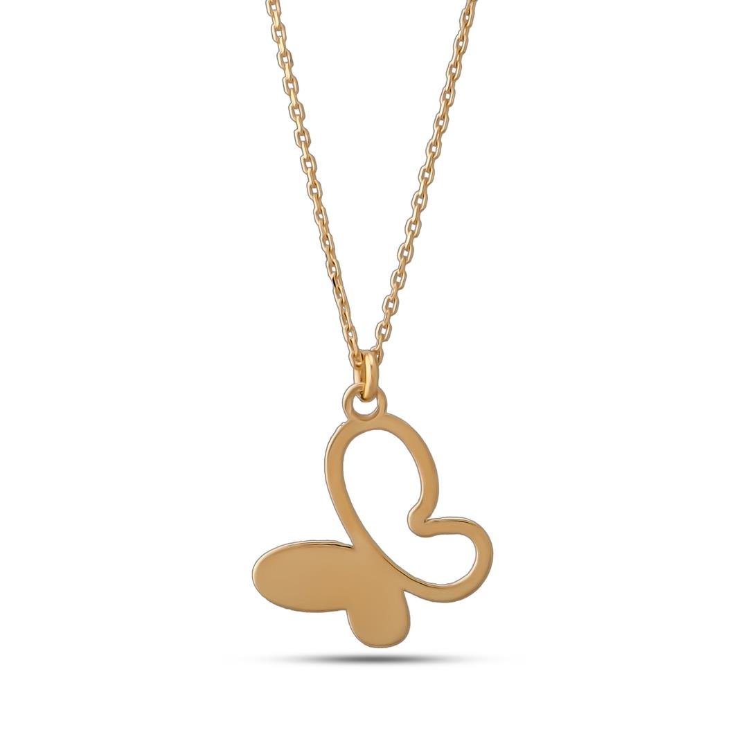 Kelebek Figürlü Kolye