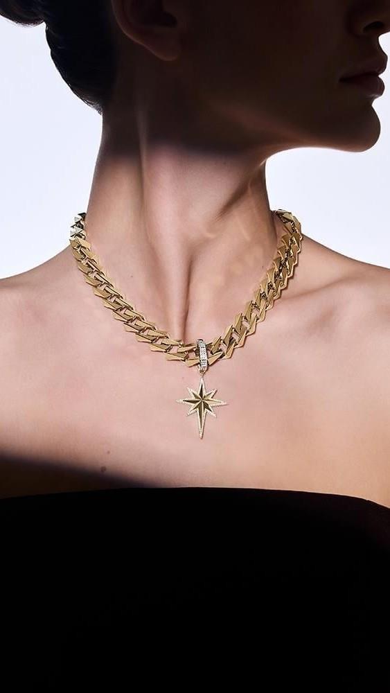 Kuzey Yıldızı Taşlı Charm