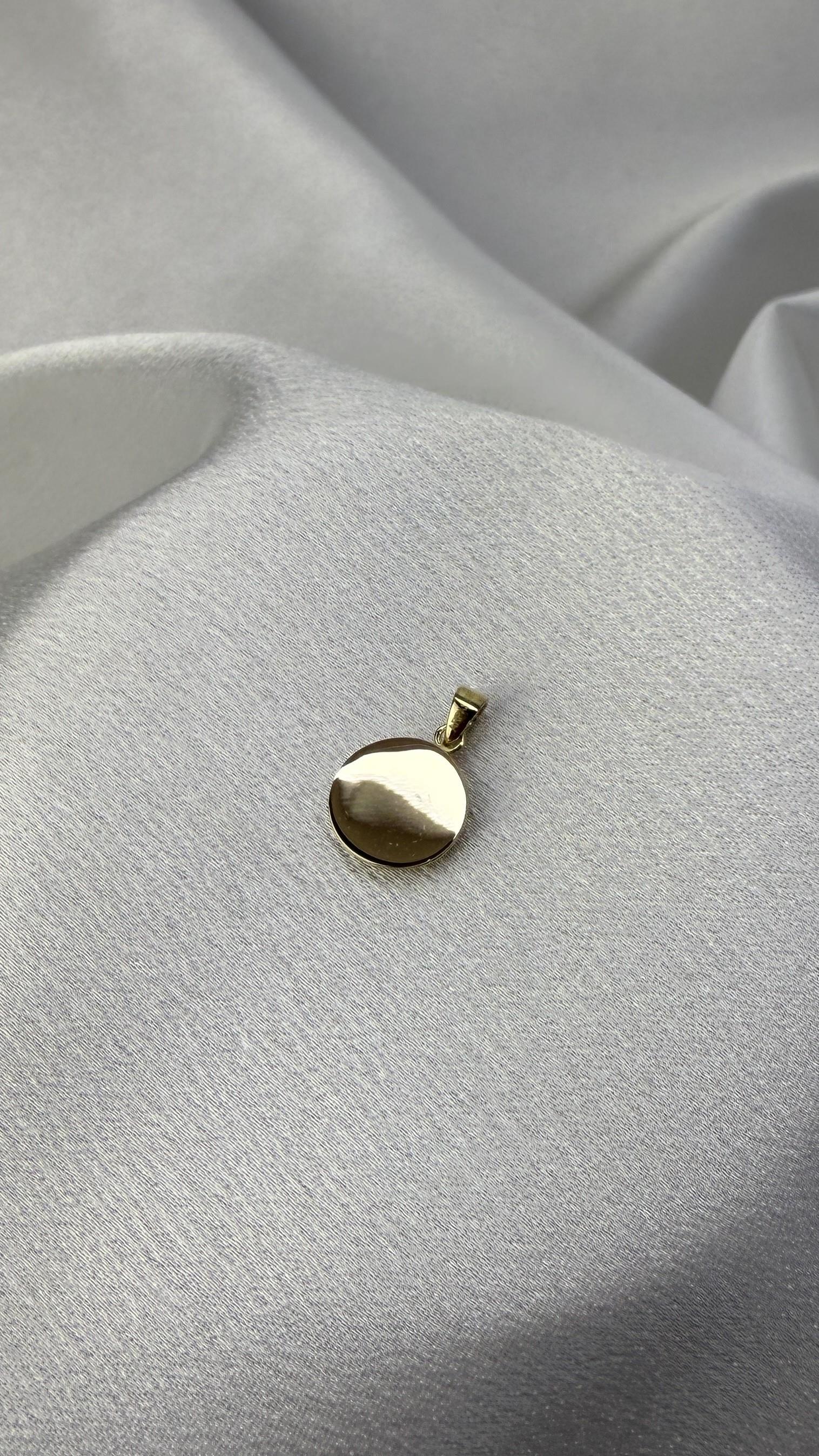 Mandala Altın Kolye ucu