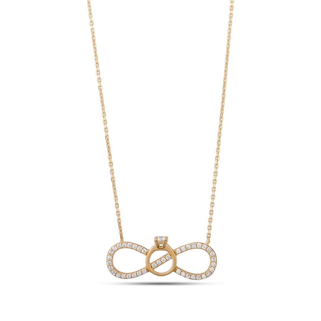 Sonsuz Aşk Tektaş Kolye