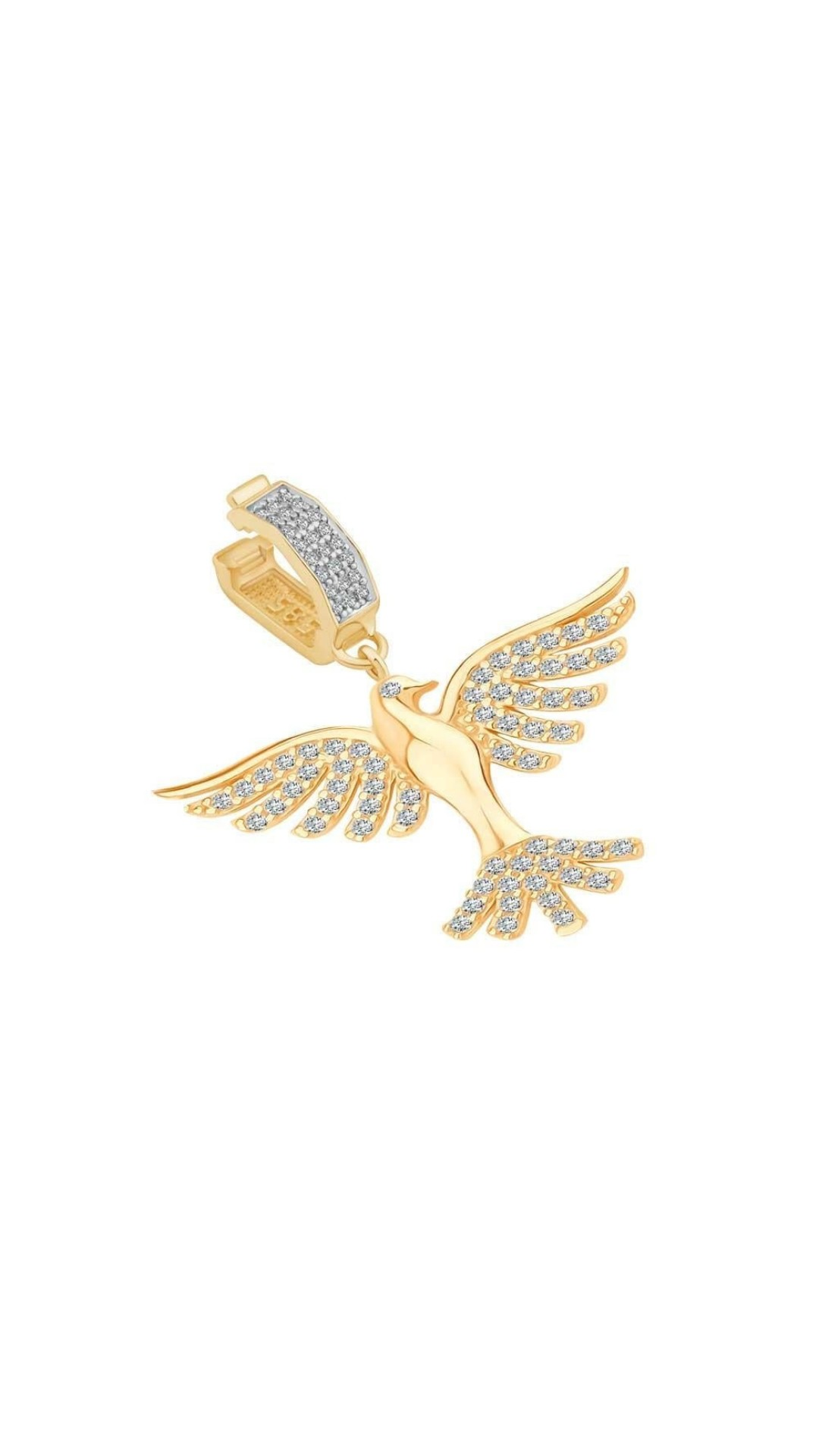 Taşlı Anka Kuşu Charm