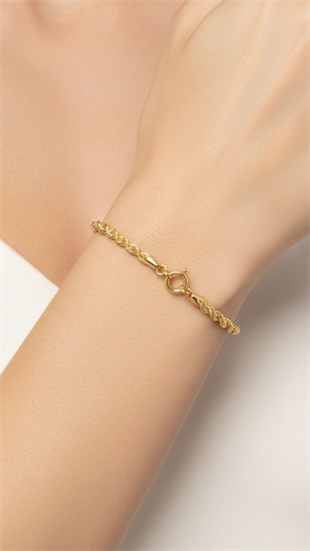 14 Ayar Halat Zincir Bileklik 