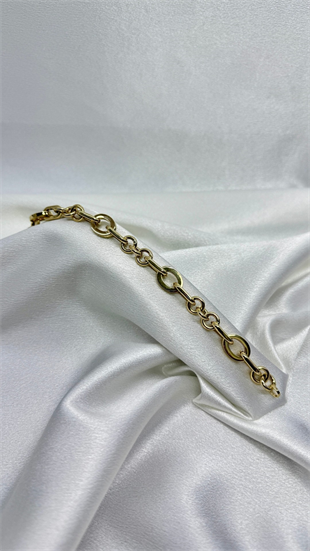 14 Ayar Halkalı Modern Bileklik