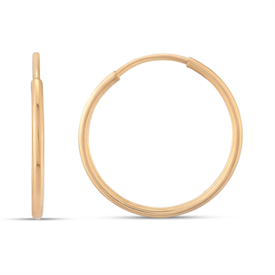 14 Ayar İnce Halka Küpe