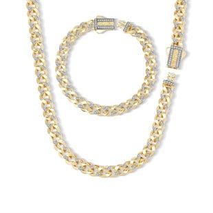 7mm Altın Taşlı Gurmet Set