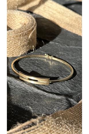 Altın Kaburga Kelepçe Bilezik