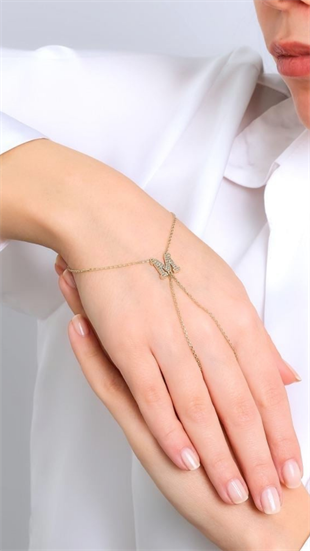 Altın Taşlı M Harf Şahmeran