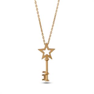 Anahtar Figürlü Kolye