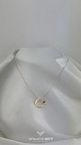 Ay ve Yıldız Kolye