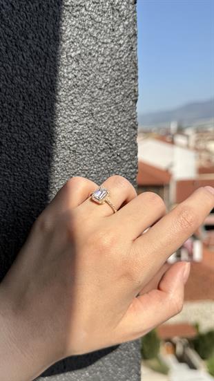 Baget Kesim Altın Yüzük