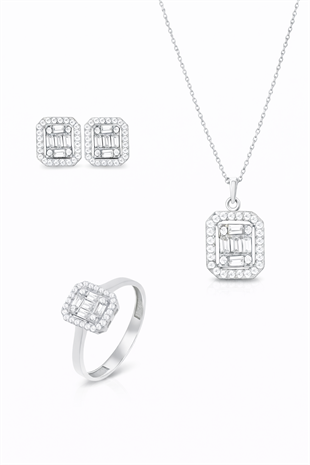 Baget Set (Kolye, Küpe, Yüzük)