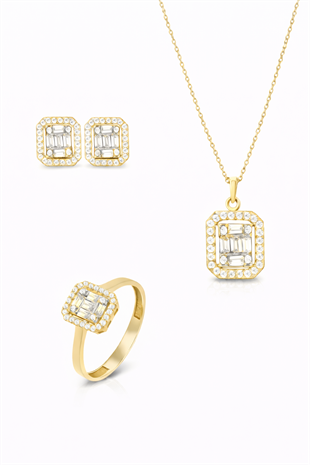 Baget Set (Kolye, Küpe, Yüzük)