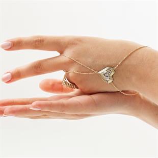 Baget Taşlı Kalp Şahmeran