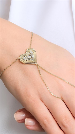 Baget Taşlı Kalp Şahmeran