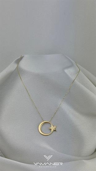 Büyük Ay ve Yıldız Kolye