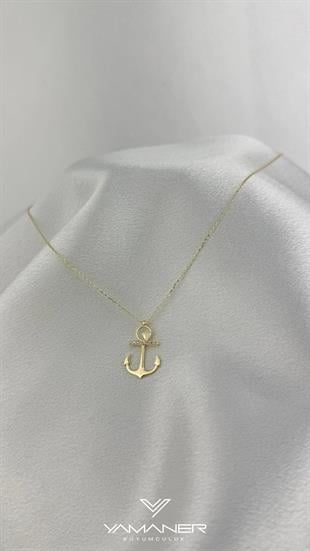 Çapa Figürlü Kolye