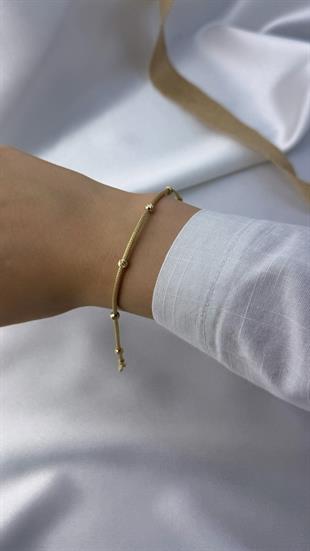 Dorika Toplu Altın Bileklik