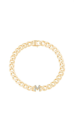 M Harfli Çocuk Gurmet Bileklik