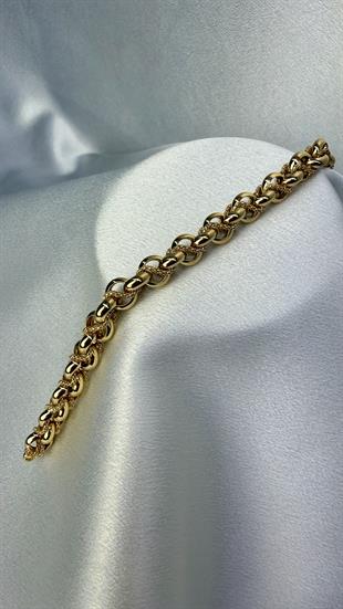 Gösterişli Kalın Altın Halka Bileklik