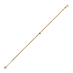 Göz Boncuklu Hasır Bileklik