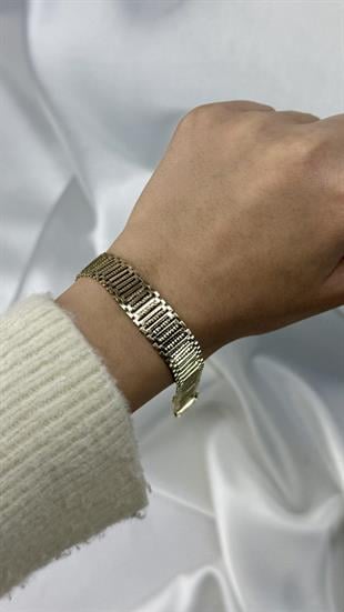 Hasır Altın Bileklik