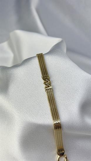 Hasır Altın Bileklik