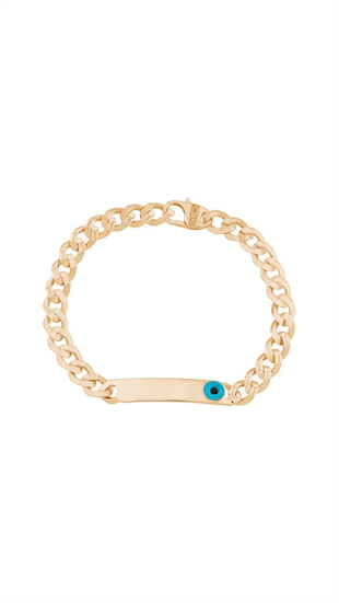 İsimli Gurmet Çocuk Künyesi (Plakası Göz Boncuklu)