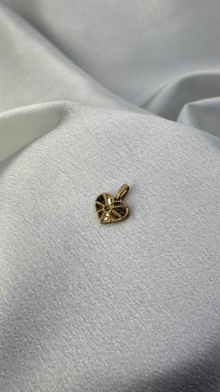 Kalp Figürlü Altın Kolye Ucu