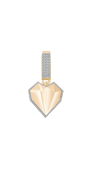 Kalp Taşlı Bileklik Charm
