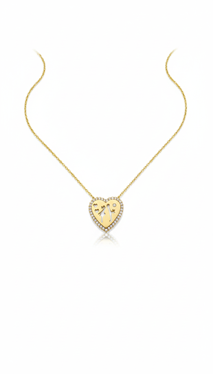 Kalpli Karikatür Kolye