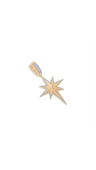 Kuzey Yıldızı Taşlı Charm