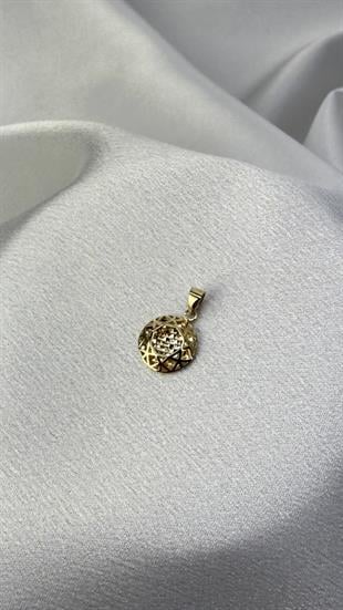 Mandala Altın Kolye ucu