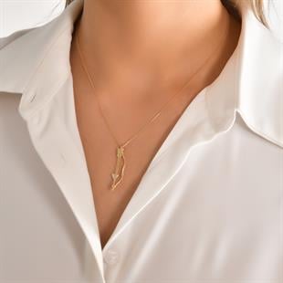 Ok ve Yay Figürlü Kolye