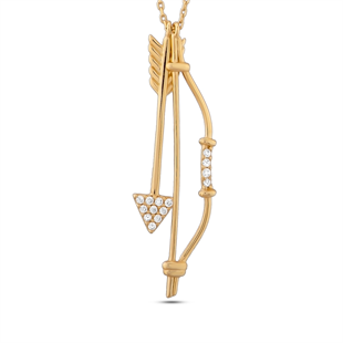 Ok ve Yay Figürlü Kolye