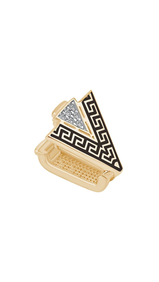 Siyah Greek Bileklik Charm