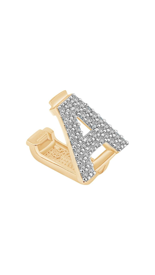 Taşlı A Harf Bileklik Charm