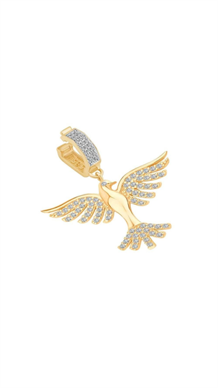Taşlı Anka Kuşu Charm