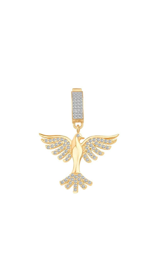 Taşlı Anka Kuşu Charm