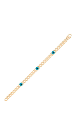 Üçlü Nazar Boncuğu Gurmet Çocuk Bilekliği