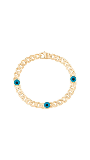 Üçlü Nazar Boncuğu Gurmet Çocuk Bilekliği