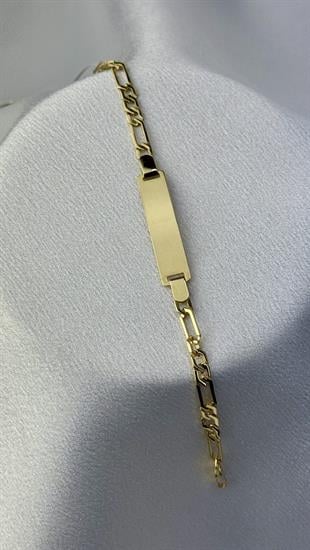 Unisex Altın Çocuk Bilekliği