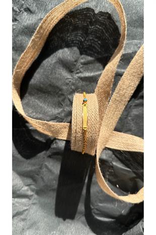 Unisex Bebek Künyesi Altın Bileklik