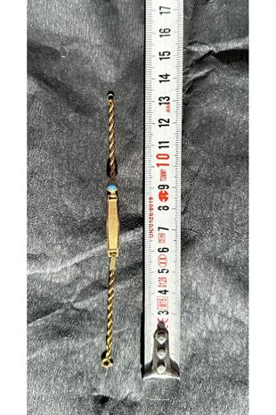 Unisex Bebek Künyesi Altın Bileklik