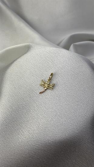 Yusufçuk Figürlü Altın Kolye Ucu