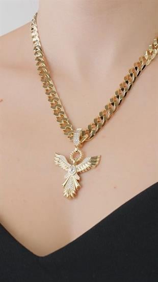 Zümrüt Taşlı Anka Kuşu Charm